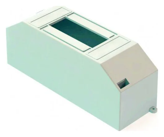 Корпус навесной ЩРН-П-1/2 12.5х4.2х5.8 1-2мод. IP30 пластик. бел. DEKraft 31030DEK