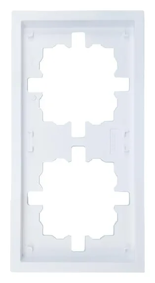Рамка 2-м ZIMA горизонт. бел. LEZARD 704-0200-147