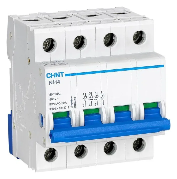 Выключатель нагрузки 4п 63А NH4 (R) CHINT 398047