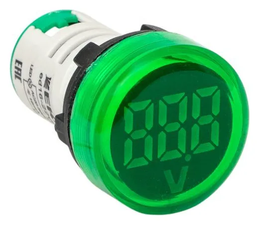 Индикатор значения напряжения ED16-22VD зел. PROxima EKF ed16-22vd-g