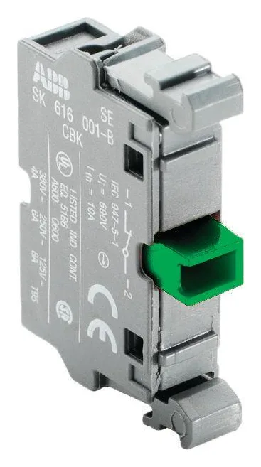 Блок контактов MCB-10 фронт. монтаж 1НО ABB 1SFA611610R1001