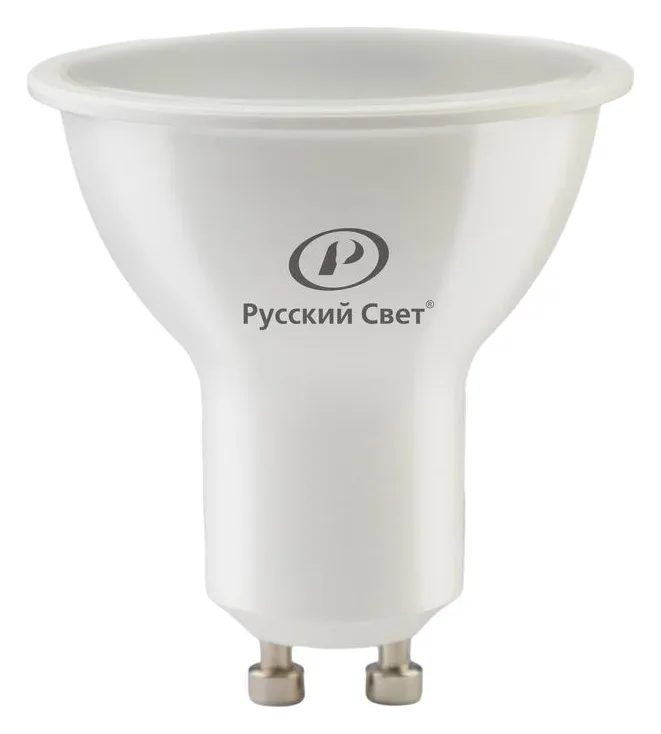 Лампа светодиодная RS LED GU10 7W 220-240V 7Вт рефлектор матовая 4000К нейтр. бел. GU10 560лм 220-240В Ra90 Русский Свет 15011345076