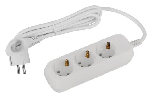 Удлинитель 3х1.5м с заземл. 16А IP20 GREEN LINE UDL-16-315-E ПВС 3х1 Эра Б0065038