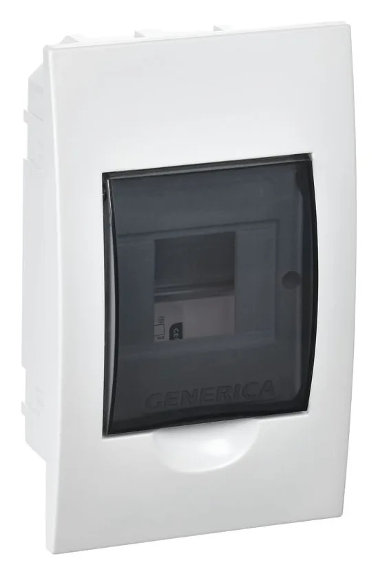 Бокс ЩРВ-П-4 мод. встраив. пластик IP41 GENERICA MKP12-V-04-41-G