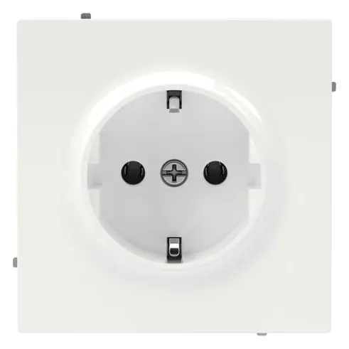 Розетка силовая KANT 2P+E без шторки бел. магнолия DKC 7000033