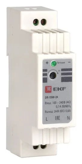 Блок питания 24В DR-15W-24 PROxima EKF dr-15w-24