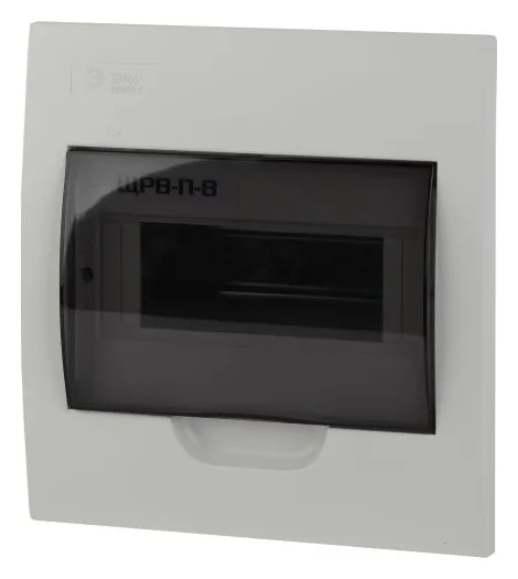 Бокс встраиваемый ЩРВ-П-8 8мод. IP41 пластик SIMPLE NO-box_simple-plastic_8_flush BOXF08 Эра Б0041511