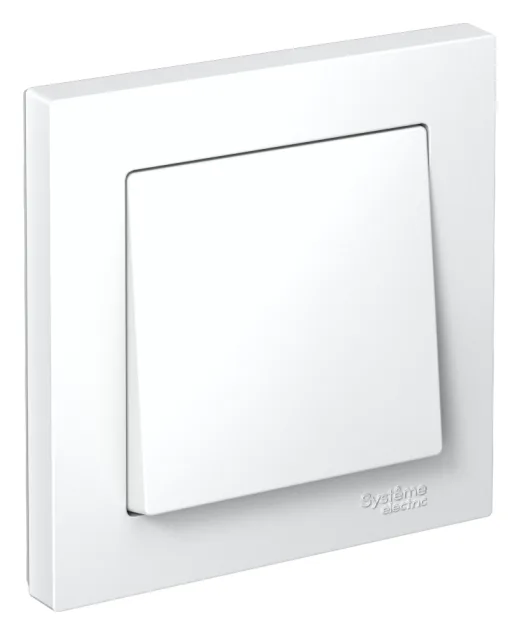 Выключатель 1-кл. СП AtlasDesign 10А IP20 (сх. 1) 10AX в сборе бел. SE ATN000112