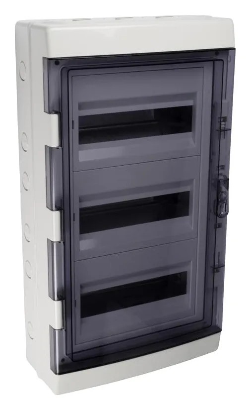 Бокс модульный накладной PDB/W 4036 GR (ЩРН-ПГ-36) IP65 пластик. JazzWay 5072169