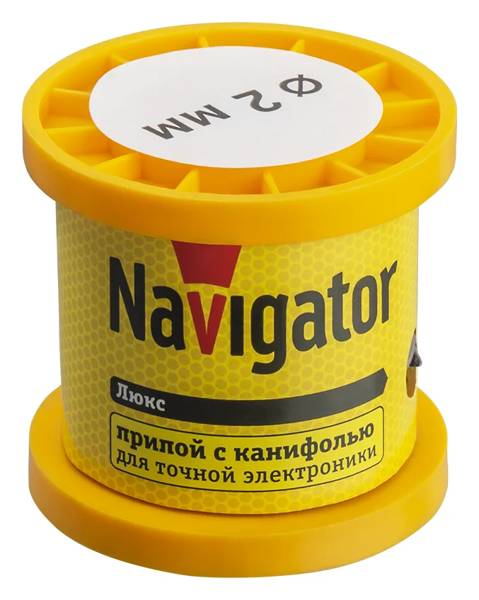Припой 93 084 NEM-Pos02-61K-2-K100 (ПОС-61; катушка; 2мм; 100 г) Navigator 93084