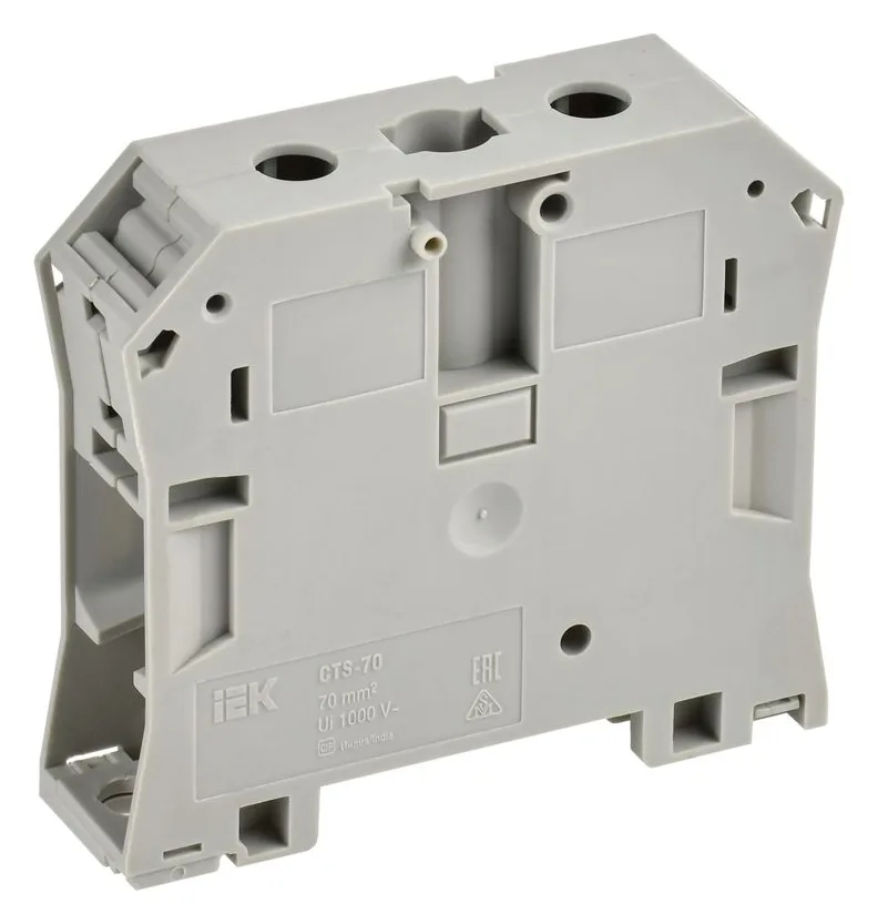 Колодка клеммная CTS ARMAFIX 70кв.мм сер. IEK YCT10-00-K03-070