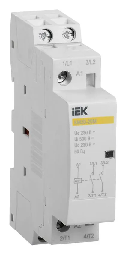 Контактор модульный КМ20-20М AC KARAT IEK MKK11-20-20