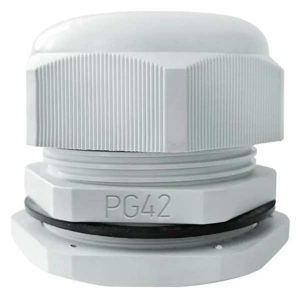 Ввод кабельный (сальник) PG-42 IP68 сер. TOKOV ELECTRIC TKE-PG-42-G