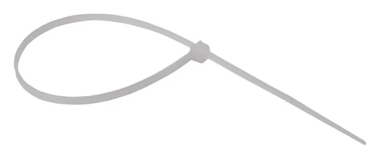 Хомут кабельный (стяжка) PCT 2.5х200-100WH 2.5х200 PA6.6 бел. (уп.100шт) JazzWay 5053618
