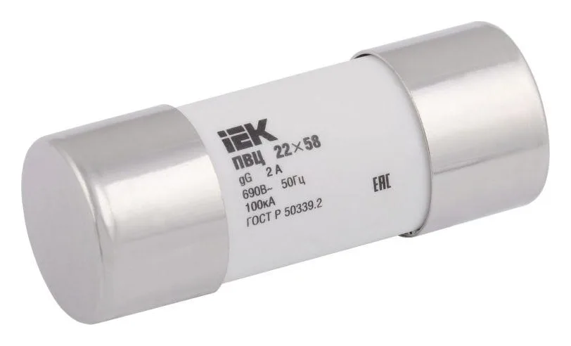Вставка плавкая цилиндрическая ПВЦ 22х58 gG 25А IEK CFL22-025