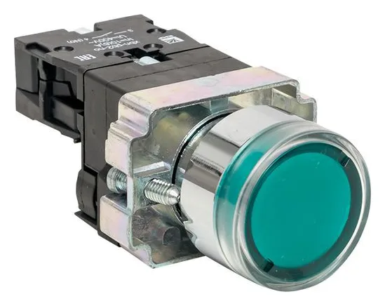 Кнопка BA31 с подсветкой 230В зел. NO PROxima EKF xb2-bw31-230