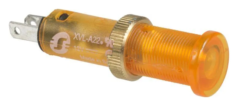 Лампа светосигнальная d8мм желт. SchE XVLA235