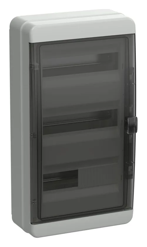 Корпус КМПн-36 TEKFOR IP65 черн. прозр. дверь пластик. IEK TF5-KP72-N-36-65-K03-K02
