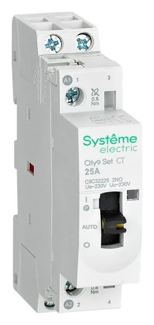 Контактор 2п City9 Set 2НО 25А AC 230В-230В SE C9C32225