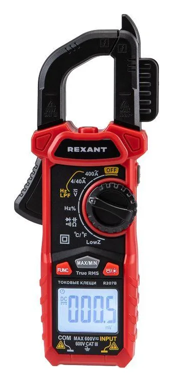 Клещи токовые R207B Rexant 13-3213