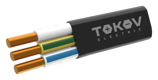 Кабель TOKOV ELECTRIC ППГ-Пнг(А)-HF 3х2.5 ОК (N PE) 0.66кВ (уп.100м) ТХМ00409102