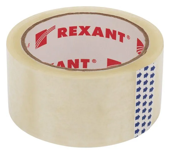 Скотч упаковочный 48ммx66м 50мкм прозр. Rexant 09-4202