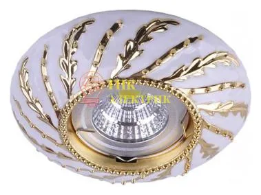 Светильник Regal 51 6 46 литой неповорот. MR16 бел./зол. ИТАЛМАК IT8549
