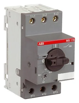 Выключатель автоматический для защиты двигателя 1А 50кА MS116-1.0 ABB 1SAM250000R1005
