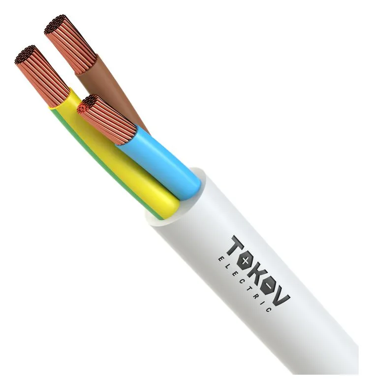 Провод TOKOV ELECTRIC ПВС 3х1.5(2х1.5+1х1.5) 380В Б (уп.100м) 1945521