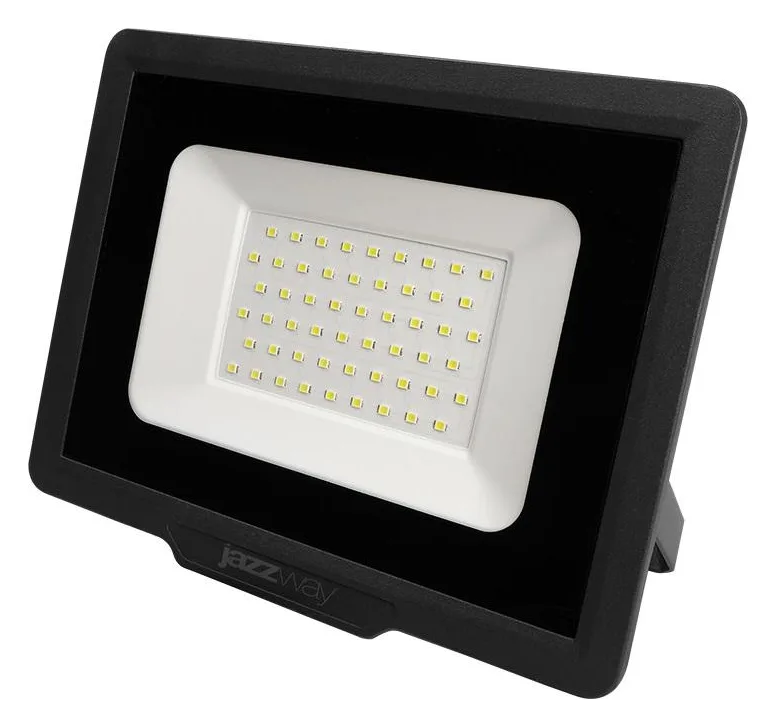 Прожектор светодиодный PFL-C3 50Вт 6500К ДО/СДО IP65 закален. прозр. стекло JazzWay 5023581A