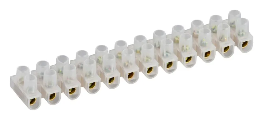 Колодка клеммная ЗВИ-20 4-10кв.мм 12пар GENERICA UZV10-020-010-K01-10-G