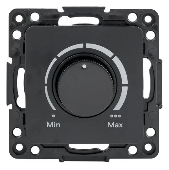 Механизм светорегулятора Стокгольм 600Вт 220В черн. PROxima EKF EZD06-101-10