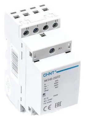 Контактор модульный NCH8-25/22 25А 2НЗ+2НО AC 230В 50Гц (R) CHINT 256091