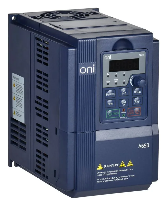 Преобразователь частоты A650 380В 3Ф 7.5кВт 17А M ONI A650-33E075TM