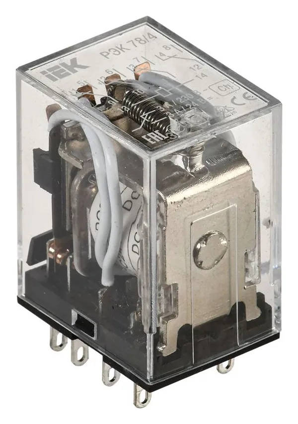 Реле РЭК 78-4 3А 24В DC IEK RRP20-4-03-024D