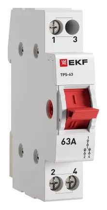 Переключатель трехпозиционный 1п 63А ТПС-63 PROxima EKF TPS163