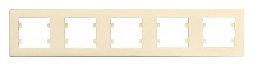 Рамка 5-м Karea RIZZ крем. Makel 88010705
