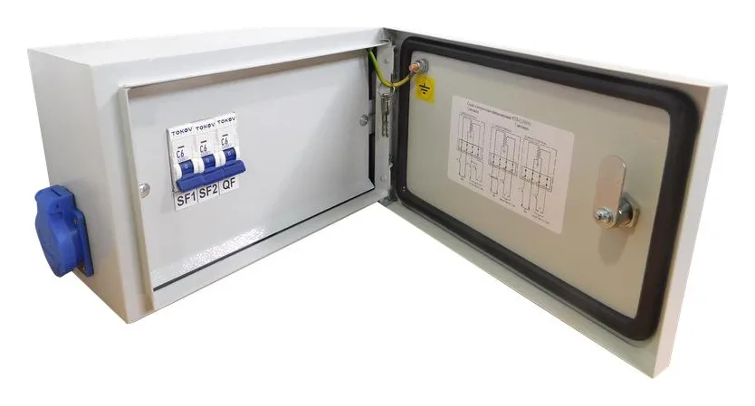 Ящик с понижающим трансформатором ЯТП 0.25 230/36 (3 авт. выкл.) IP54 TOKOV ELECTRIC TKE-TT13-36-250-54
