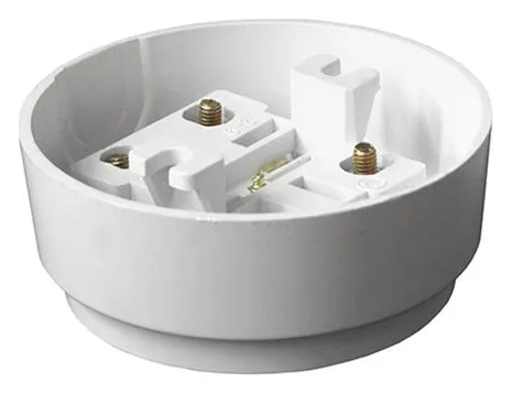 Разъем РШ-ВШ 32А 250В 2P+PE откр. уст. бел. UNIVersal 1235