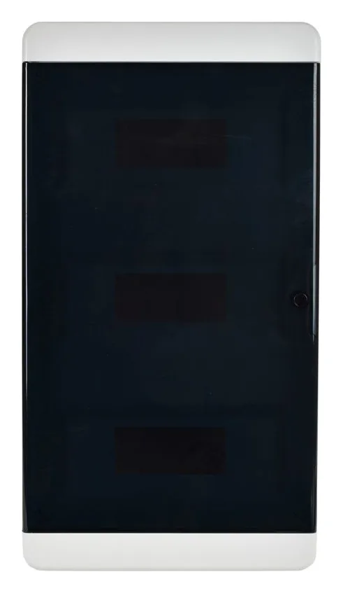 Корпус ЩРВ-П-36 TEKFOR IP41 черн. прозр. дверь пластик. IEK TF5-KP12-V-36-41-K01-K03