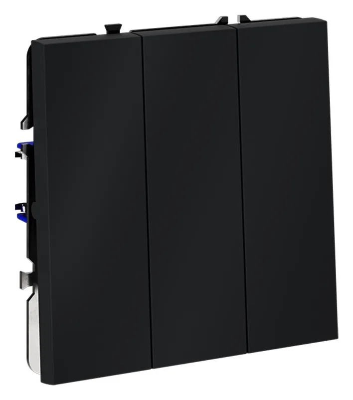 Выключатель 3-кл. СП S70 10А механизм графит Voltum VLS030107