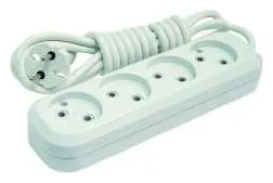 Удлинитель 4х3м без заземл. 10А IP20 Makel MGP143