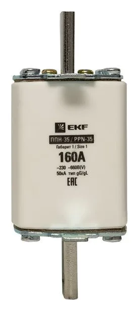 Вставка плавкая ППН-35 250/160А габарит 1 PROxima EKF fus-35/250/160