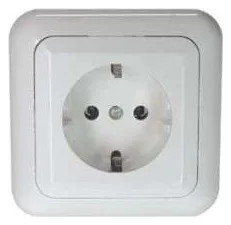 Розетка 1-м СП РС10-307 10А IP20 евро стандарт бел. БЕЛ. ЦЕРКОВЬ РС10-307