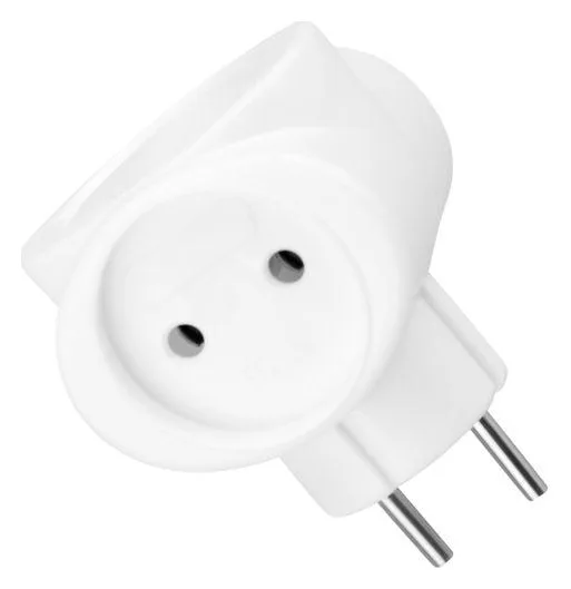 Разветвитель 3-м 6А IP20 220В биметал. бел. Rexant 11-1064