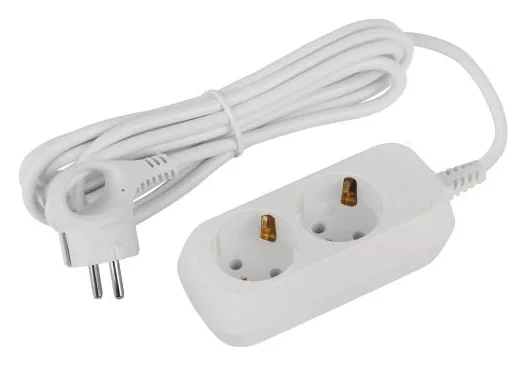 Удлинитель 2х3м с заземл. 16А IP20 GREEN LINE UDL-16-230-E ПВС 3х1 Эра Б0065065