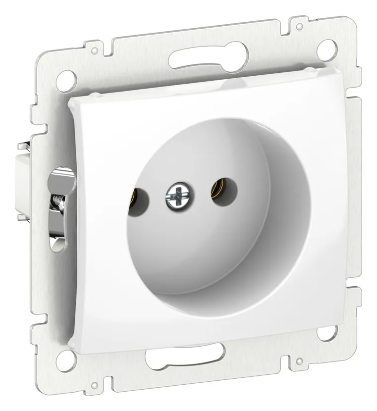 Розетка 1-м СП IEKVALENA 16А IP21 2P без заземл. механизм бел. (DIY-упак.) IEK 6942681