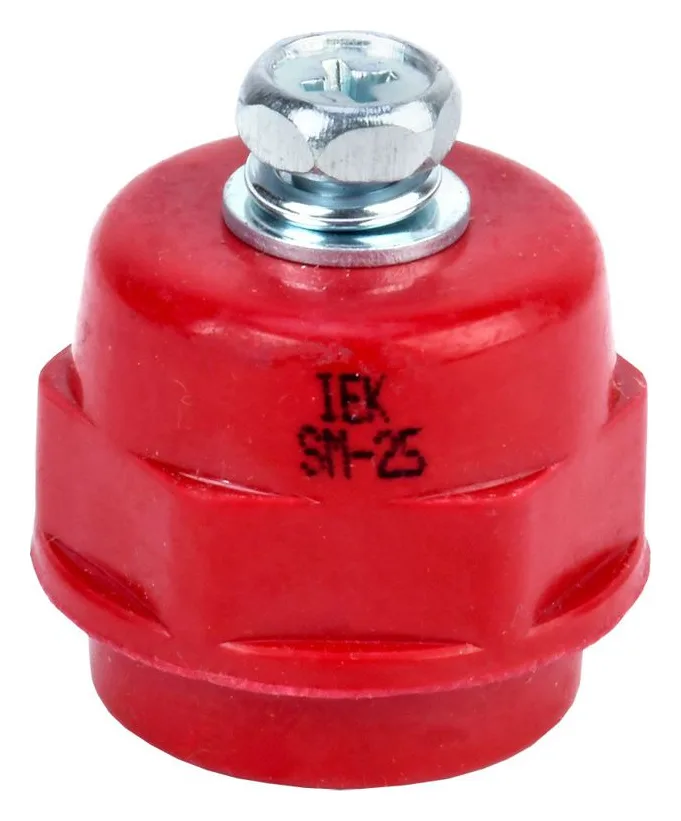 Изолятор SM25 (М6) силовой с болтом IEK YIS11-25-06-B