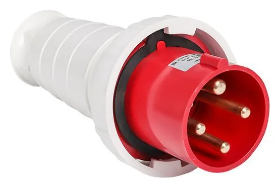 Вилка переносная 034 63А 3P+E 380В IP67 EKF ps-034-63-380