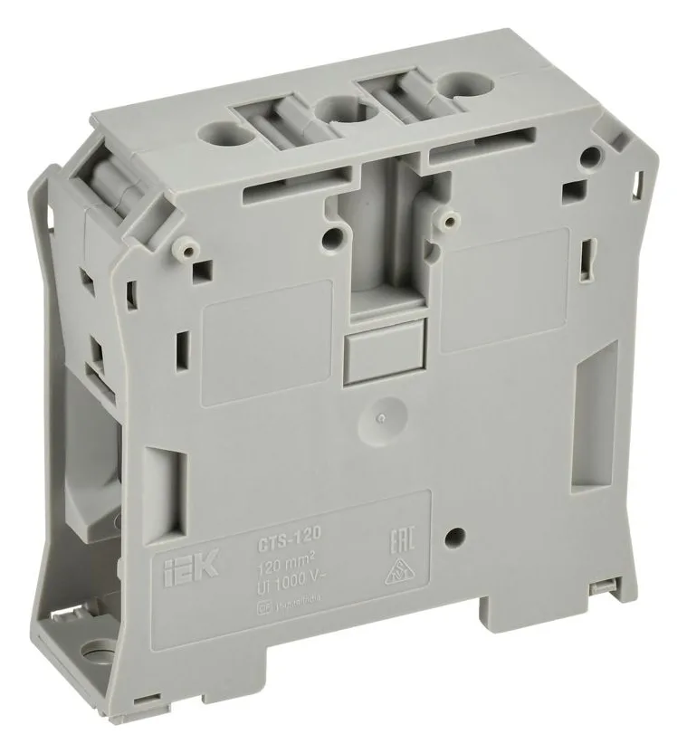 Колодка клеммная CTS ARMAFIX 120кв.мм сер. IEK YCT10-00-K03-120